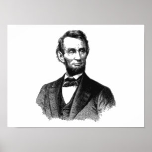 Abraham Lincoln 1865 "Der große Emancipator" Poster