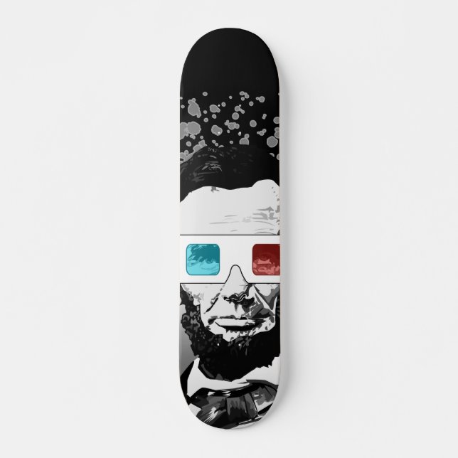 Abraham Lincoln - 3D Skateboard (Vorne)