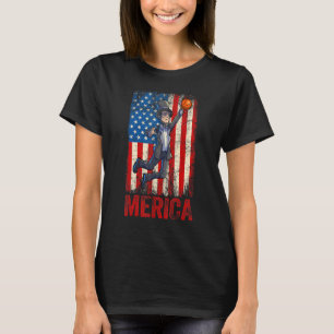 Abraham Lincoln 4. Juli Frauen Männer Amerikaner U T-Shirt