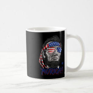 Abraham Lincoln 4. Juli Murica Männer Frauen Ameri Kaffeetasse