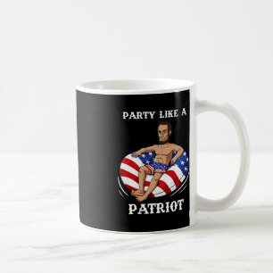 Abraham Lincoln 4. Juli USA Patriot Fun Kaffeetasse