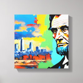 ABRAHAM LINCOLN 6 LEINWANDDRUCK