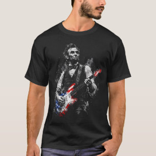 Abraham Lincoln Abe Lincoln Gitarre spielend Retro T-Shirt