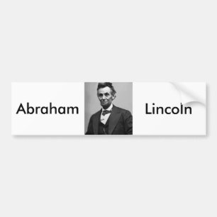 Abraham Lincoln Autoaufkleber