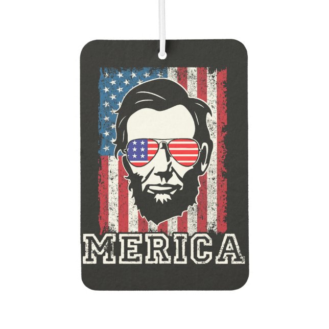 Abraham Lincoln Autolufterfrischer (Vorderseite)