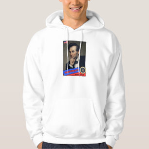 Abraham-Lincoln-Baseballkarte Hoodie