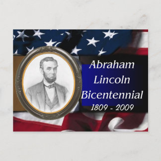 Abraham Lincoln Bicentennial Postkarte