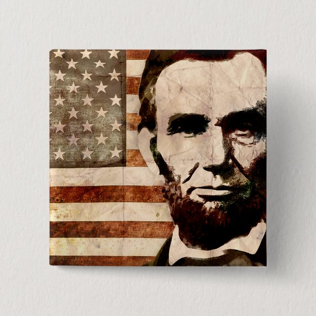 Abraham Lincoln Button (Vorderseite)