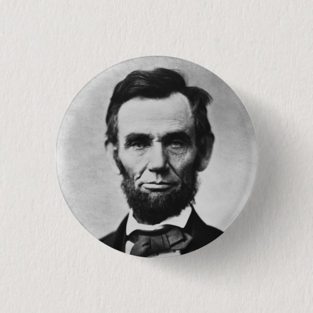 ABRAHAM LINCOLN BUTTON (Vorderseite)