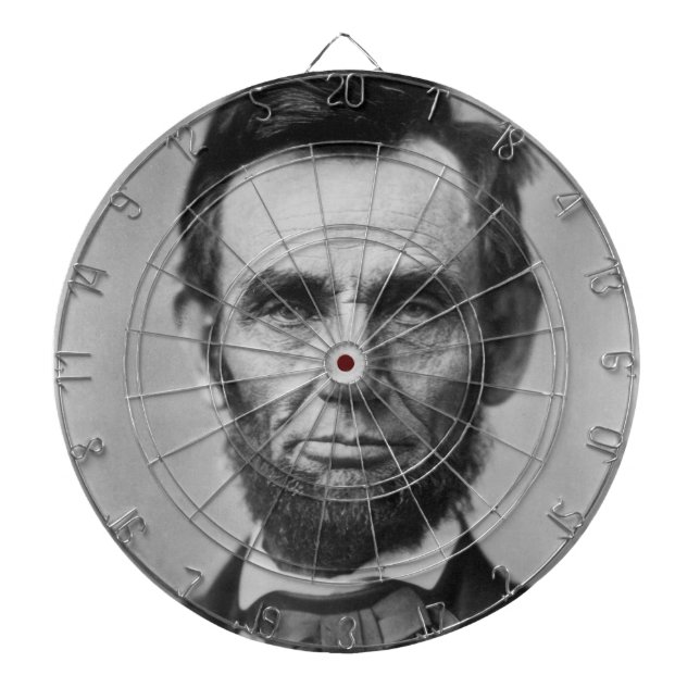 Abraham Lincoln Dartscheibe (vorne)