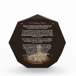 Abraham Lincoln - Die Rede von Gettysburg Fotoblock