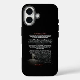 Abraham Lincoln - Die Rede von Gettysburg iPhone 16 Hülle