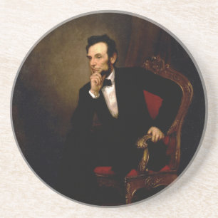 Abraham Lincoln durch George Peter Alexander Healy Getränkeuntersetzer