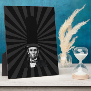 Abraham Lincoln Erklärung zur Präsidentschaftswahl Fotoplatte