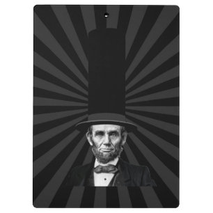 Abraham Lincoln Erklärung zur Präsidentschaftswahl Klemmbrett