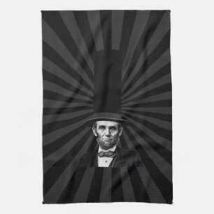 Abraham Lincoln Erklärung zur Präsidentschaftswahl Küchentuch