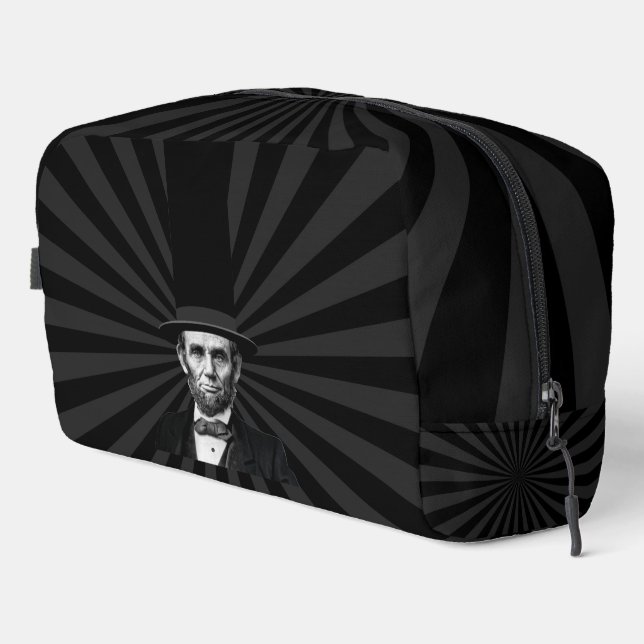 Abraham Lincoln Erklärung zur Präsidentschaftswahl Waschbeutel (Rechte Ecke)