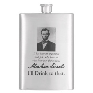 Abraham Lincoln-Flasche Laster Flachmann