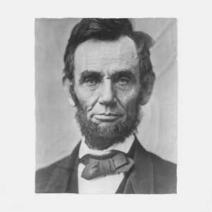 Abraham Lincoln Fleecedecke