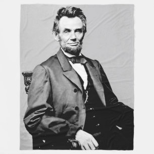 ABRAHAM LINCOLN FLEECEDECKE