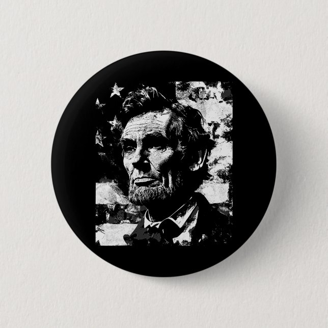 Abraham Lincoln Geschichtslehrer Präsident 4. J Button (Vorderseite)