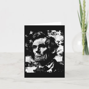 Abraham Lincoln Geschichtslehrer Präsident 4. J Karte