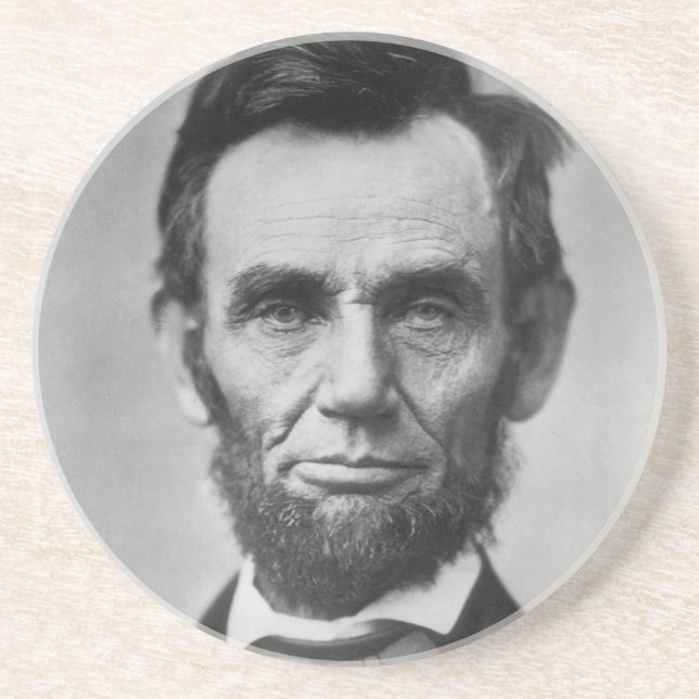 Abraham Lincoln Getränkeuntersetzer (Vorne)