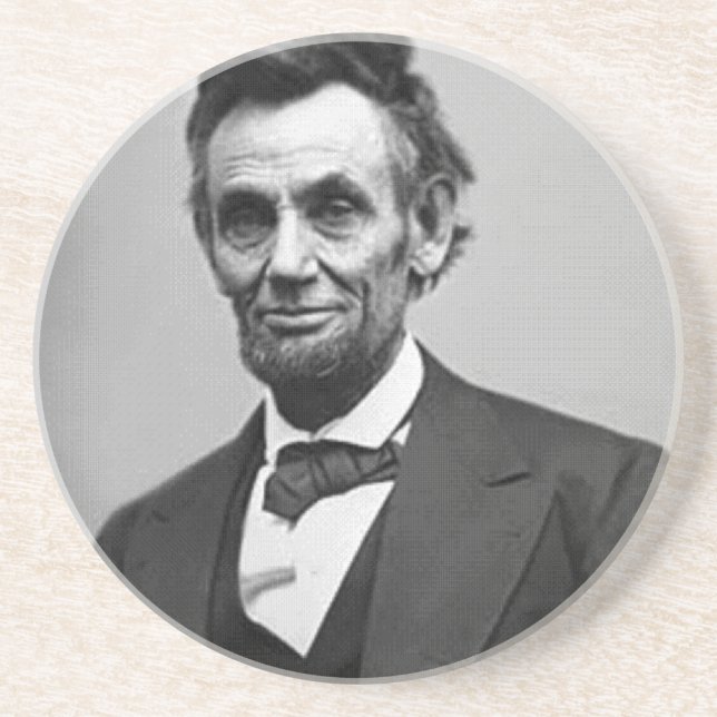 Abraham Lincoln Getränkeuntersetzer (Vorne)