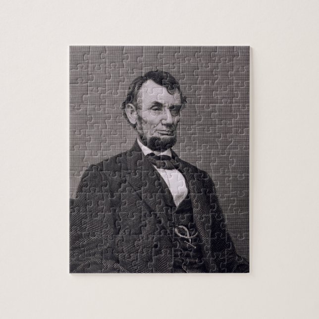 Abraham Lincoln, graviert von einer Fotografie (Vertikal)