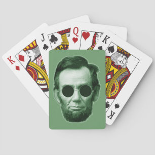 Abraham Lincoln - Green Spielkarten