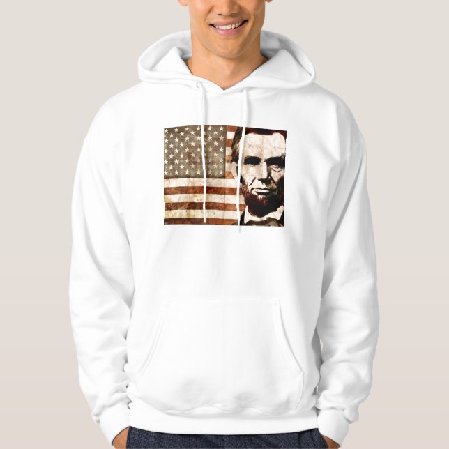 Abraham Lincoln Hoodie (Vorderseite)