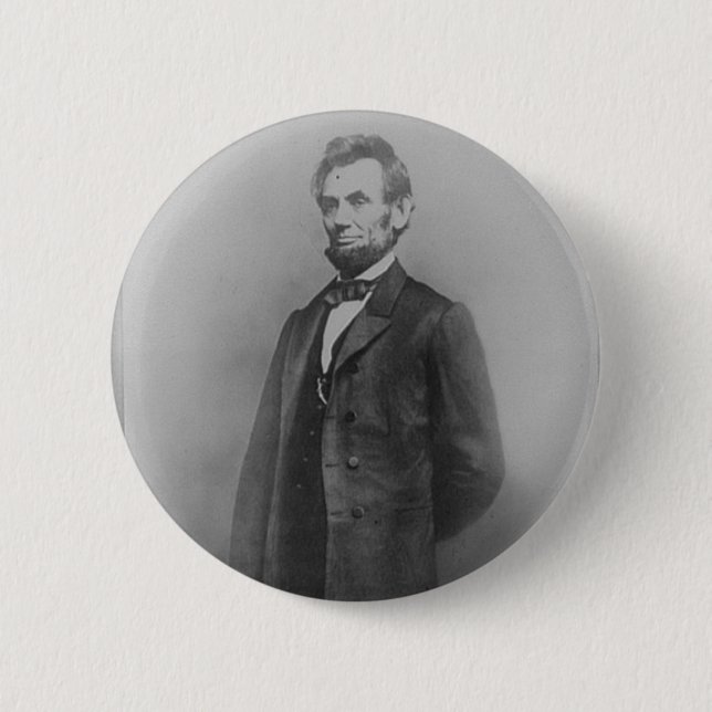 Abraham Lincoln, im Januar 1864 Button (Vorderseite)