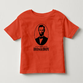 Abraham Lincoln ist mein Homeboy Kleinkind T-shirt