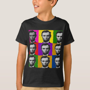 Abraham Lincoln-Kunst-Geschenke---Einzigartige 9 T-Shirt
