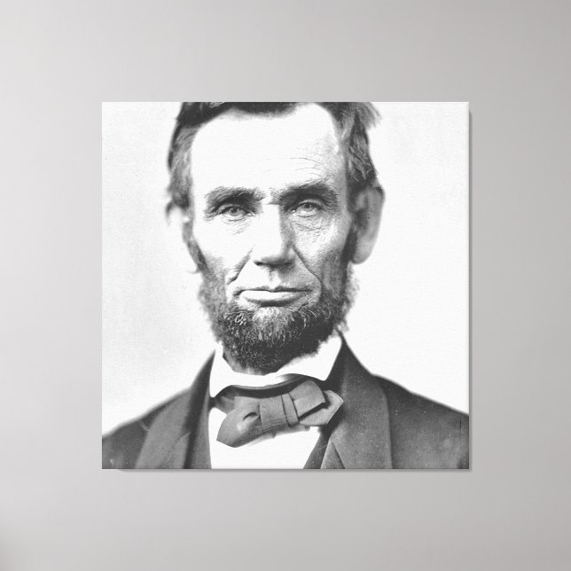 Abraham Lincoln Leinwanddruck (Vorderseite)