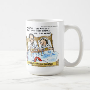 Abraham Lincoln & Mary Todd Frühstück im Bett Kaffeetasse