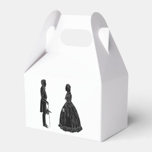 abraham lincoln mary todd lincoln schattenriss geschenkschachtel