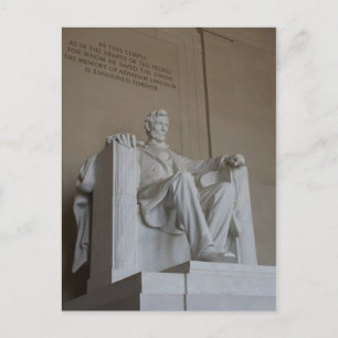 Abraham Lincoln Memorial Washington DC Postcard Postkarte