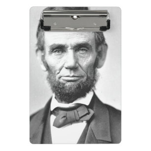 Abraham Lincoln Mini Klemmbrett