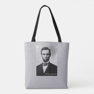 Abraham Lincoln - mit Malice in Richtung Niemand Tasche