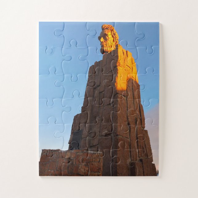 Abraham Lincoln Monument Wisconsin Jigsaw Puzzle (Vertikal)