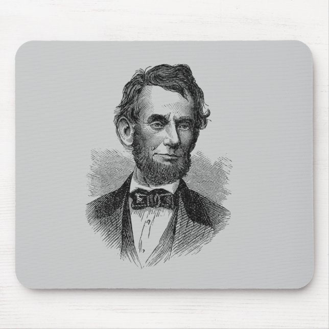 Abraham-Lincoln Mouse Pad Mousepad (Vorne)