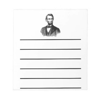 Abraham Lincoln Notizblock