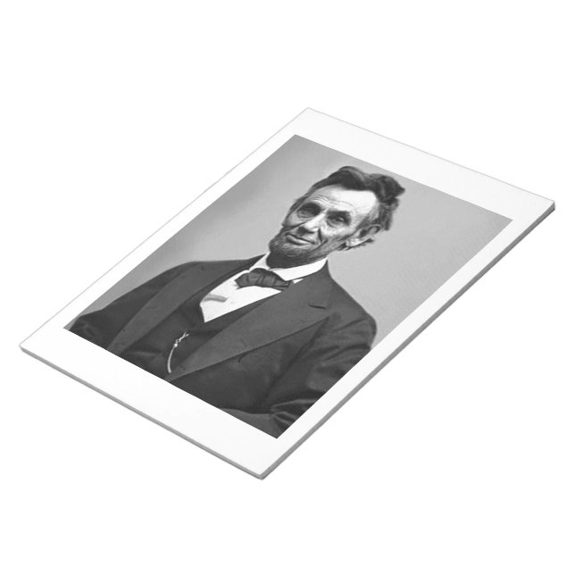 Abraham Lincoln Notizblock (angewinkelt)
