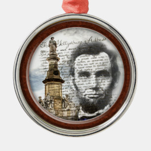 Abraham Lincoln Ornament Aus Metall
