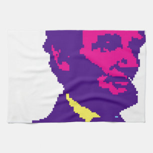 Abraham Lincoln Pixelated Handtuch