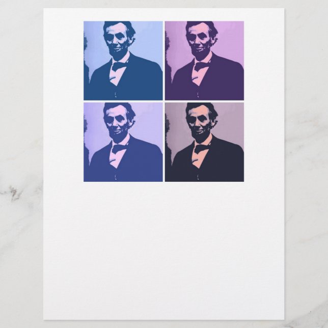 Abraham Lincoln Pop Art (Vorderseite)