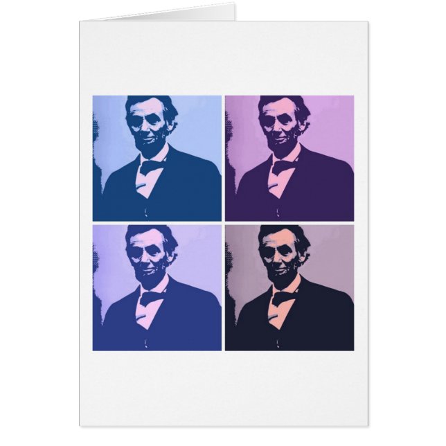 Abraham Lincoln Pop Art (Devant)