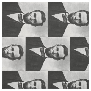 Abraham Lincoln Portrait Stoff