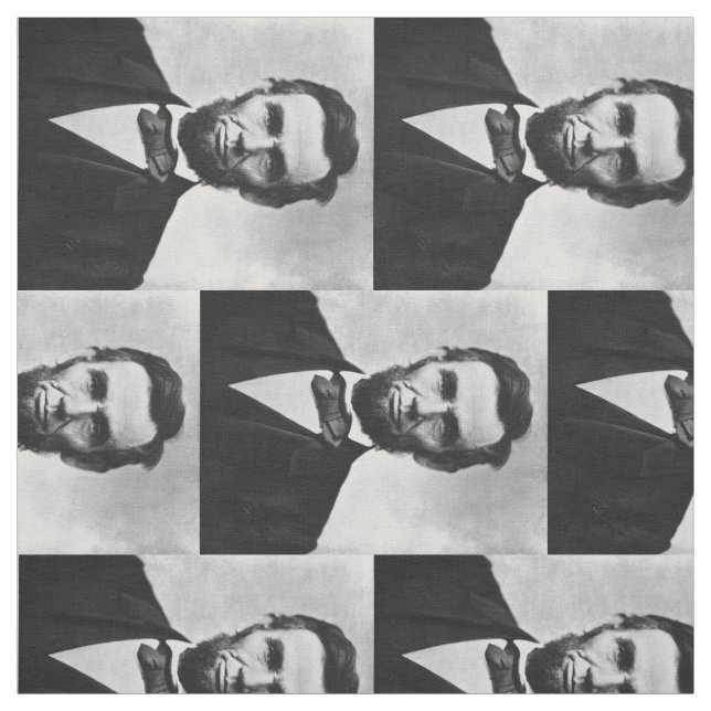Abraham Lincoln Portrait Stoff (Muster)